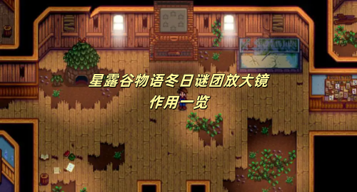 星露谷物语：冬日谜团放大镜的用途详解