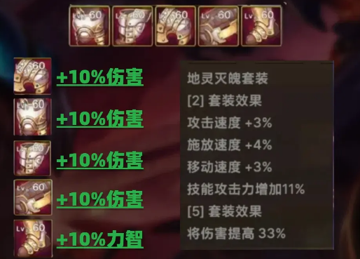 DNF手游：60级防具两件成套，五件毁天裂地