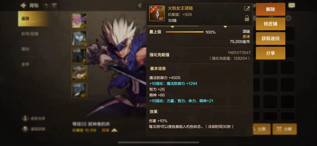 DNF手游：物理魔法攻击力+30%，火焰女王项链彻底淘汰，首饰跨界石着急使用就亏大了
