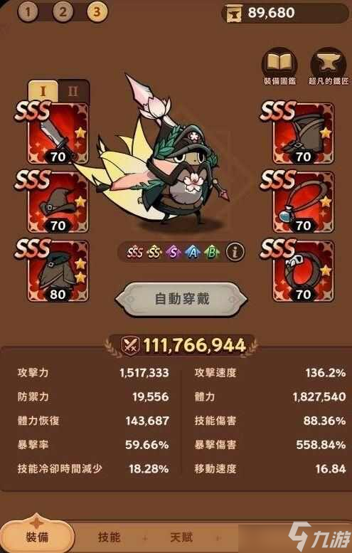 探索旅行者SSS装备：属性优先级深度解析攻略