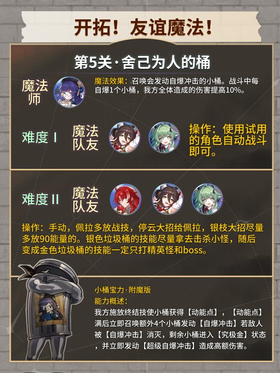 《崩坏星穹铁道》攻略：解锁友谊魔法第五关秘籍