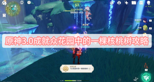 原神3.0成就攻略：探索众花园的核桃树之旅